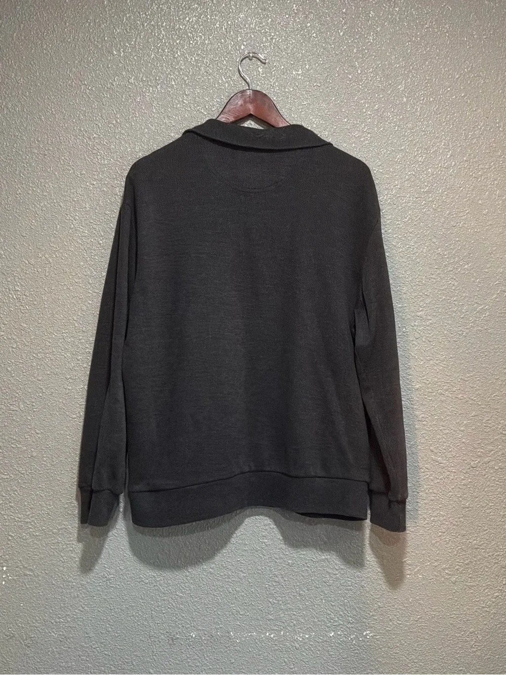 U.S. Polo Assn. Men’s Crewneck Half-Zip Sweater - Charcoal
